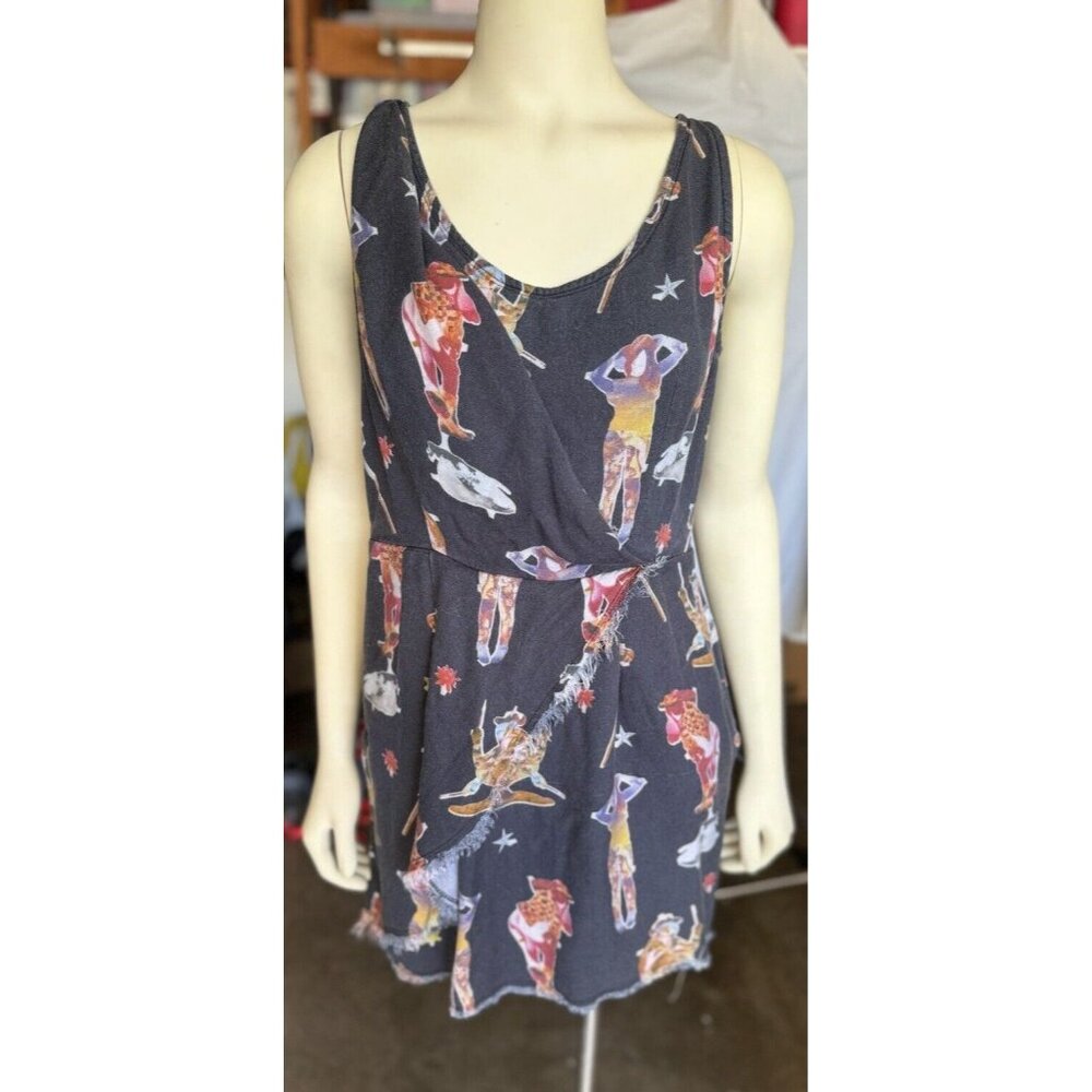 Diesel Multicolor Mini Pocket Horse Head Cowgirl Western Retro Chic Dress